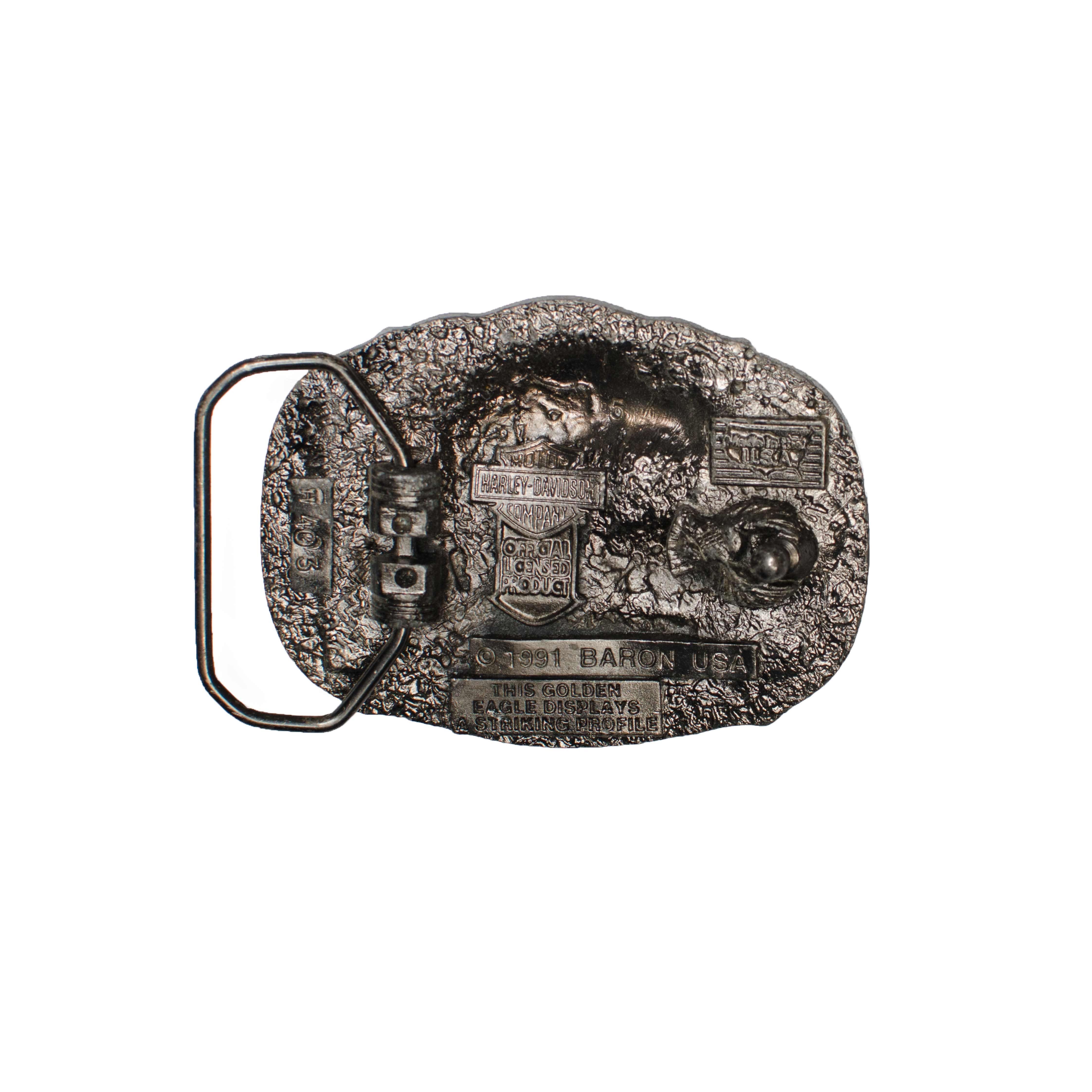 Harley Davidson Eagle H403 Belt Buckle | Mabu Leathers