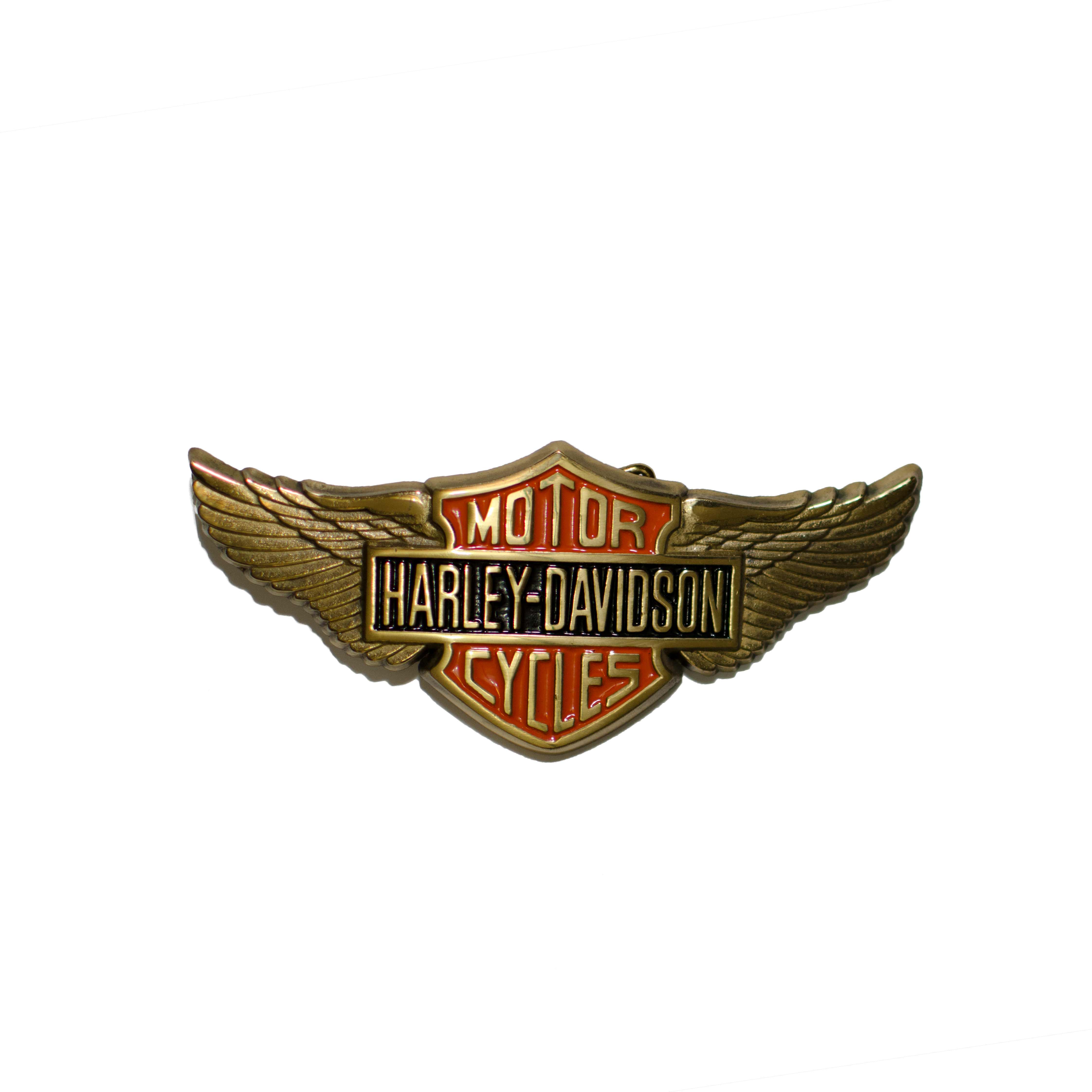 Harley Davidson Belt Buckle Baron H 704 Solid Brass Mabu Leathers 4664